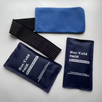 2-Pack Reusable Gel Ice Packs with Soft Cover – Hot & Cold Therapy